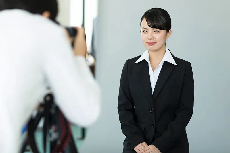 プロによる証明写真で好印象をアピール